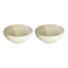 Green Elana 24cm Ceramic Serving Bowls (Set of 2)