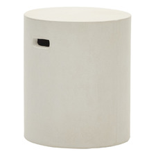 Aksdal Cement Outdoor Side Table