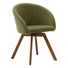 Blythe Chenille Swivel Dining Chair
