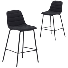 65cm Winnie Upholstered Barstools (Set of 2)
