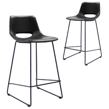 Masie PU Leather Barstools (Set of 2)