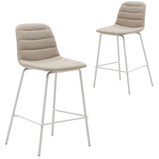 65cm Winnie Upholstered Barstools (Set of 2)
