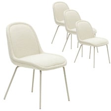 (Set of 4) Gaynor Boucle Dining Chairs