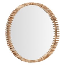 Avery Teak Wood Mirror