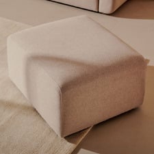 65cm Grey Addison Ottoman