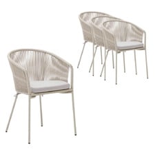 Killian Outdoor Dining Chairs (Set of 4)