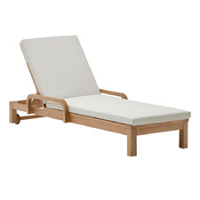 Alessa Eucalyptus Wood Sun Lounger