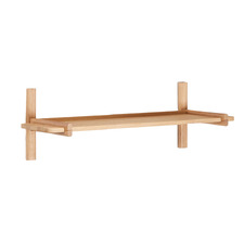 Leona Oak Wood Wall Shelf
