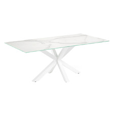 Laurent Marble-Look Dining Table
