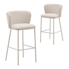 Elodie Chenille Bar Stools (Set of 2)