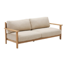 3 Seater Adleigh Teak Wood Outdoor Sofa