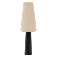 Garner Steel Linen Floor Lamp