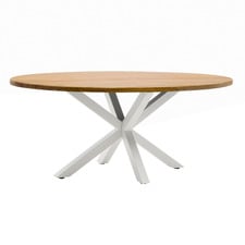 200cm Argo Oval Acacia Wood Dining Table