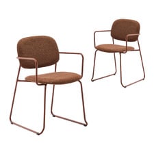 (Set of 2) Haven Chenille Dining Chairs