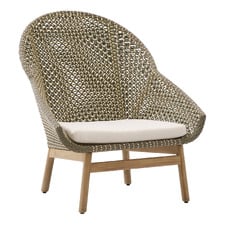 Tusca High-Back Rattan Outdoor Lounge Chair