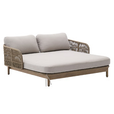 Evans Acacia Wood Outdoor Daybed