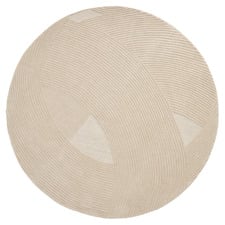 Aaliyah Jacquard Wool Round Rug