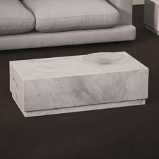 Luka Rectangular Marble Coffee Table