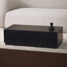 Luka Rectangular Marble Coffee Table