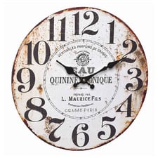 33.7cm Quinine Tonique Vintage Wall Clock