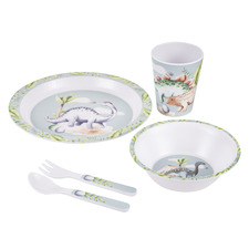 Kids' 5 Piece Dino Land Dinner Set