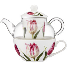 3 Piece Tulip Floral Symphony Tea for One Set