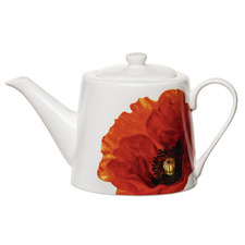 Red Poppies 900ml Teapot with Infuser