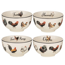 4 Piece Heartland 13.5cm Cereal Bowl Set