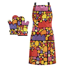3 Piece Puli Puli Apron & Oven Mitt Set