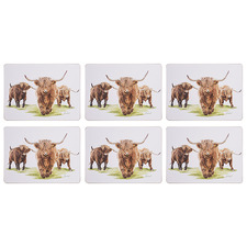 Highland Herd Placemats (Set of 6)
