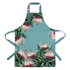 Misty Radiance Linen Apron