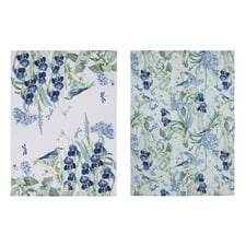 2 Piece Iris Garden Kitchen Towel Set