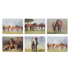6 Piece Mares & Foals Placemat Set