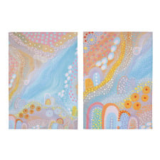 2 Piece Heart Country Koort Boodja Kitchen Towel Set