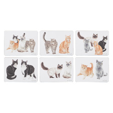 6 Piece Purrrfect Moments Placemat Set