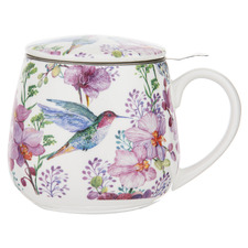 Birds & Blooms 430ml Mug with Infuser