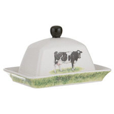 Meet the Girls Stoneware Butter Dish