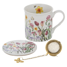 Jenny's Garden 330ml Mug with Coaster