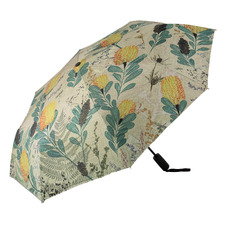 Golden Banksia Rain Umbrella