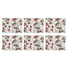 Trudy's Garden Silver Princess Placemats (Set of 6)