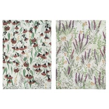 2 Piece Trudy's Garden Tea Towel Set