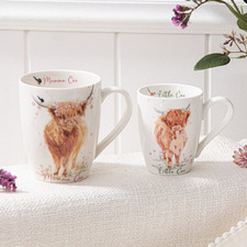 2 Piece Mini Me Mumma & Little Coo Mug Set