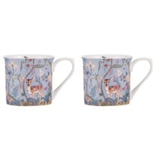 Enchanted Forest 300ml Flare Mugs (Set of 2)