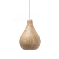 Fermetti Bulb C Replica Wooden Pendant Light