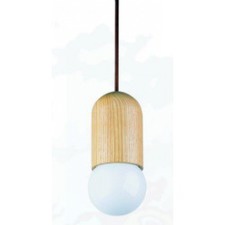 Replica Capsule Wood Pendant