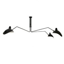 Serge Mouille Replica Metal 3 Arm Pendant
