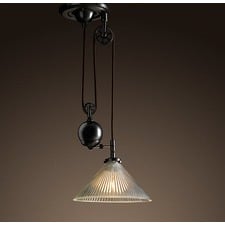 Industrial Pulley Single Pendant