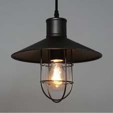 Wire Guard Industrial Pendant Lamp