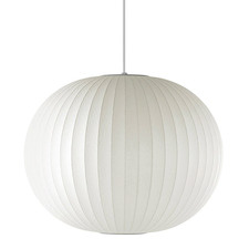George Nelson Replica White Steel Ball Pendant Light