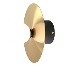 Golden Saturn Iron Wall Sconce